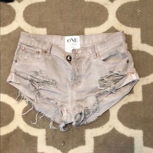 One Teaspoon gray bandits 26